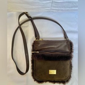 Small Brown Ugg Crossbody Bag